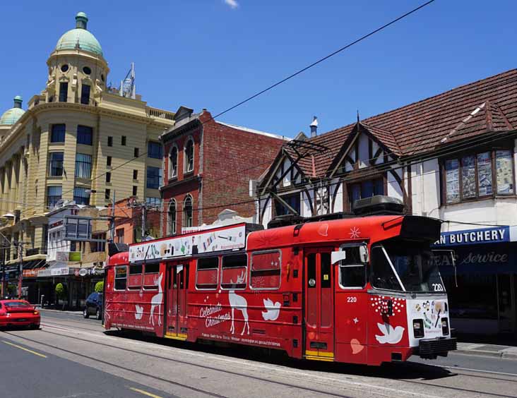 Yarra Trams class Z3 220 Christmas tram